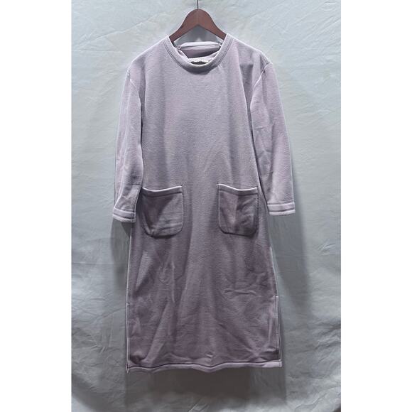 Soft Surroundings Dresses & Skirts - Soft Surroundings Pink Lounge Dress Front Pockets Detachable Scarf Women's PXS